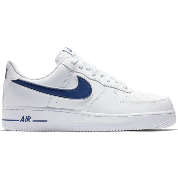 Sapatilhas Nike Air Force - Brancas com Logo a Azul